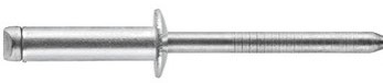 3/32" X .250 (.020-.125 GRIP) SS/SS OPEN END BR, ROHS COMPLIANT